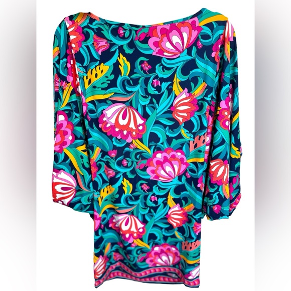 Trina Turk India Garden Tunic Bathing Suit Cover Up Women - Picture 3 of 9